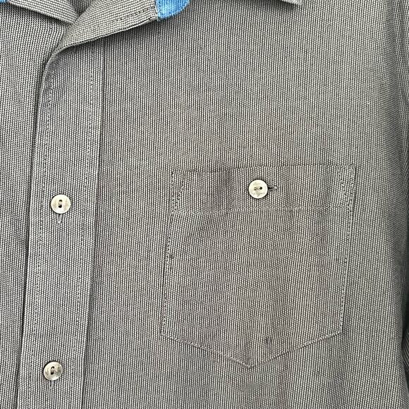 Ben Hogan Men's Shirt Size XL Golf Collection Gray Button Down Short Sleeve - Picture 6 of 8